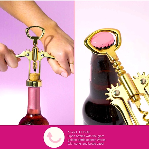 PARIS HILTON’s NWT 3-Piece Wine Bottle Chiller Set!! Gray & Pink are available!! - Picture 5 of 9